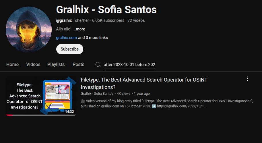 Youtube video